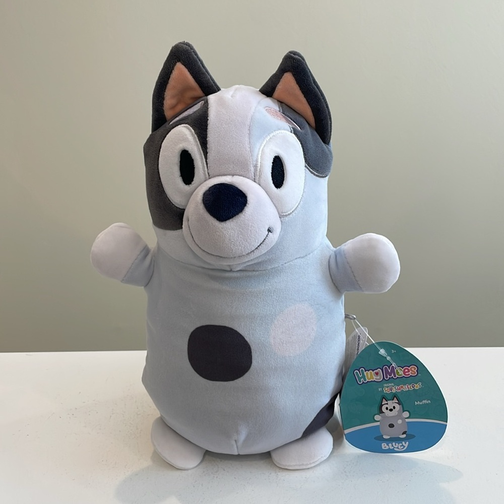 NWT 10” Disney Muffin Hugmees Squishmallow from Bluey Series